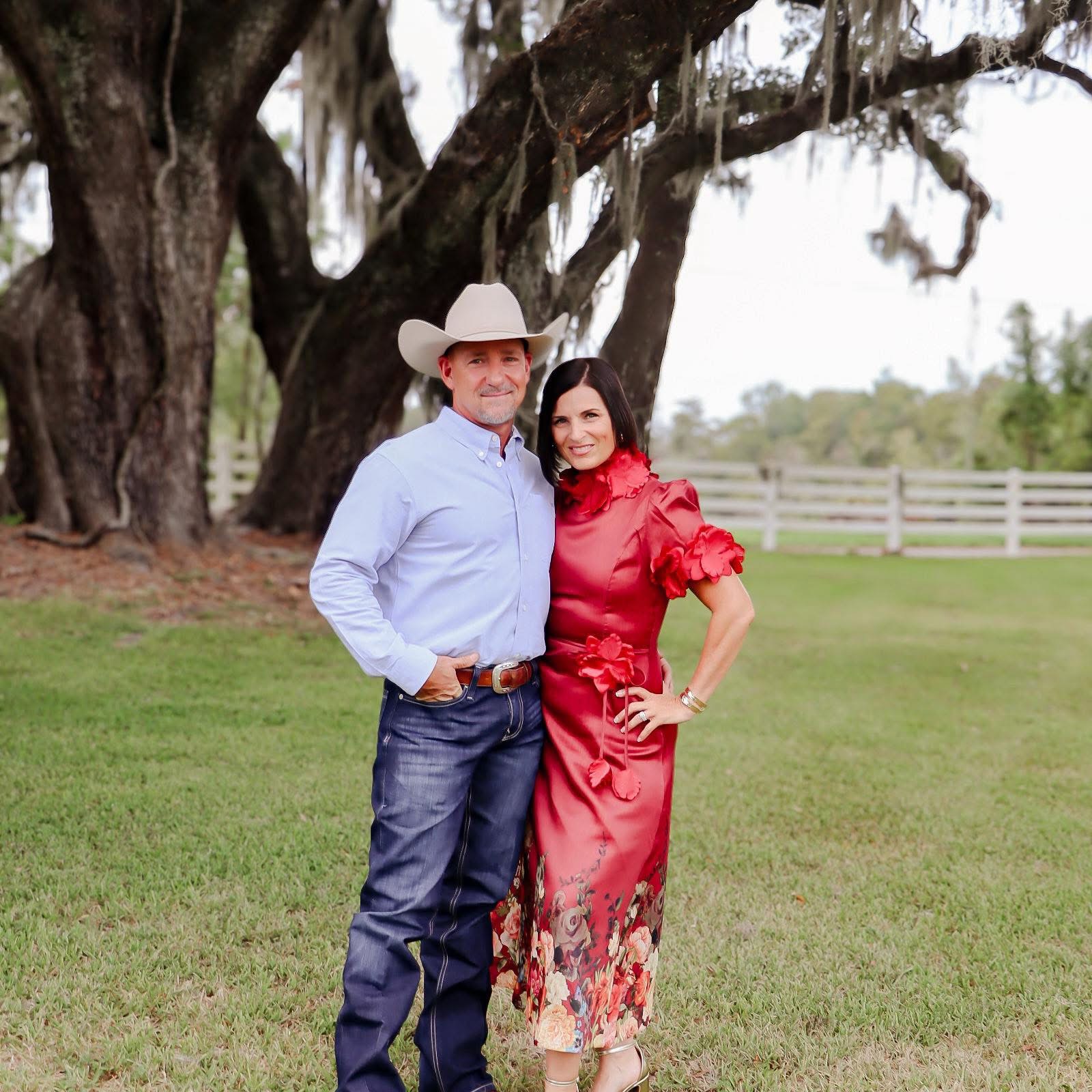 BFIT owners Angie and Mike Brown standing together outdoors